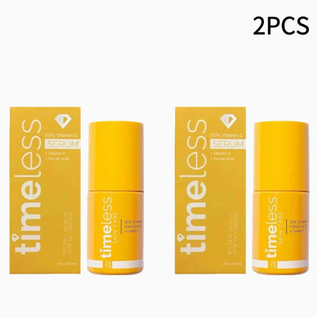 Timeless 20% Vitamin C Serum with Ferulic Acid & Vitamin E, Hydrating & Firming Face Serum, 30ml Antioxidant Skin Care