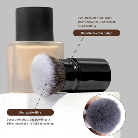 20pcs/set Pro Makeup Brushes Double Ended Foundation Concealers Blush Eye Shadows Brush for Liquid Cream Powder Blending