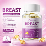 Breast Buttock Enlargement Massage Oil Capsules, Women Body Curve Enhancer, Hip Breast Firming Plumping Serum, Fuller Shape 30pc