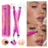 Double Eyeliner Freckles Pen All-in-One Natural Waterproof Lasting Seal Spot Pen Natural Simulation