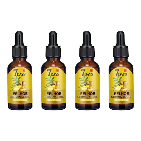 EELHOE 20ml Ginger Hair Growth Oil Strengthening Scalp Nourishing Hair Roots Anti Loss Fuller Care Hairs Essence for Women Men