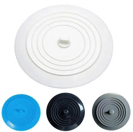 6 Inches Large Silicone Drain Plug Hair Stopper Flat Suction Cover Tub Stopper Leakage-proof Drain Cover Bathroom Accessories