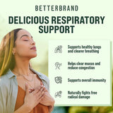 Mullein Gummies - Supports Clear Lungs & Respiratory Health, Natural Detoxification, Enhanced Immune Function