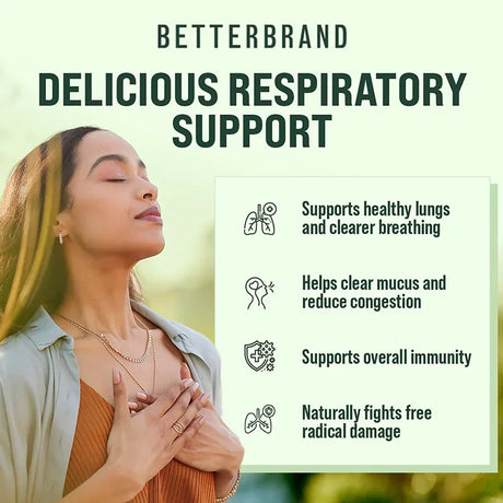 Mullein Gummies - Supports Clear Lungs & Respiratory Health, Natural Detoxification, Enhanced Immune Function