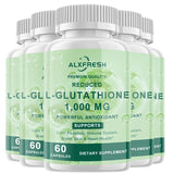 Glutathione Capsules For Skin Whitening Anti-aging Benefits Support Brain Health Boost Energy Relieve Fatigue Enhance Immunity