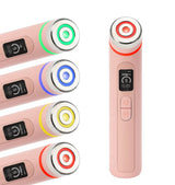 New Pink Skin Tightening Care Wand Multifunction Microcurrent Face Massager Beauty Device