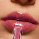 Moisturizing, Plump and Sparkling Lip Gloss, Water-Glossy Mirror Lip Glaze, Glitter Lip Makeup for Women Lip Oil Cosmetics Gifts