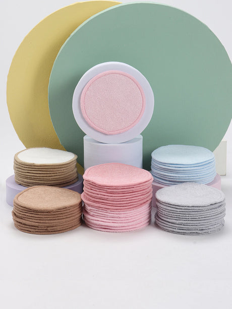 10Pcs Makeup Remover Pads Can Be Soaked in Water and Can Be Removed with Facial Makeup It Can Also Be Used with Makeup Remover.