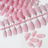 120/150pcs Matte White French Gel Nail Tips Medium Almond Nude Press On Nails 0.75-2.6cm Pink/Nude ABS Soft Gel Nail Flase Tips