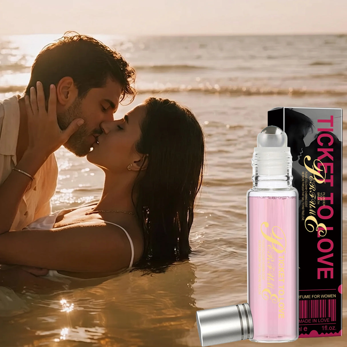 Women Pheromone Roll-On Perfume Long Lasting Cologne Fragrance Flirty Scent Natural Fresh Enchanting Attractive Aroma