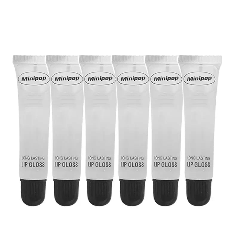 6pcs Lip Gloss Long Lasting Hydrating Clear Lip Gloss Non-sticky Lip Base Oil High-shine Finish Lip Care Cosmetics
