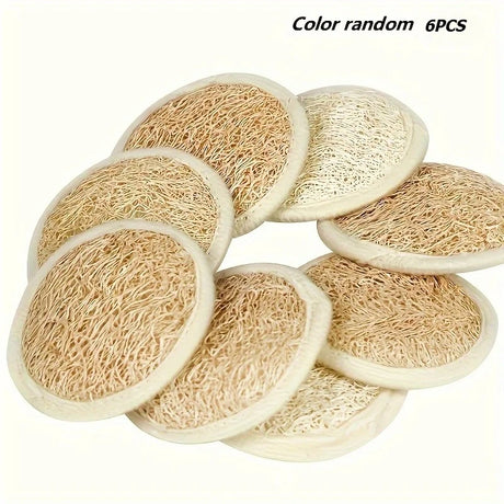 1/3/6/10pcs Loofah Face Wash Cloth Sponge Cleansing