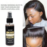 4PCS Wig Glue Spray Lace Adhesive Kit with Remover Repair Spray And Headband - Strong Natural Hold Lace Wig Melting Spray