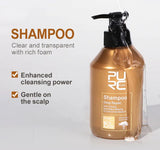 PURC Repair Damaged Hair Treatment  Morocco Argan Oil Amino Acid Keratin Smoothing Sulfate-Free Shampoo Conditioner Set Hair Car