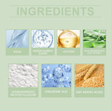 HOYGI Hyaluronic Acid Cleanser Oil Control Blackhead Remover Facial Skin Pore Cleansing Gel Brightening Exfoliating Face Wash