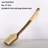 55cm/45cm Back Scrubber for Shower with Curved Long Handle,Wet&Dry Brushing Body Brush,Back Scrubber Bath Tool for Men & Women