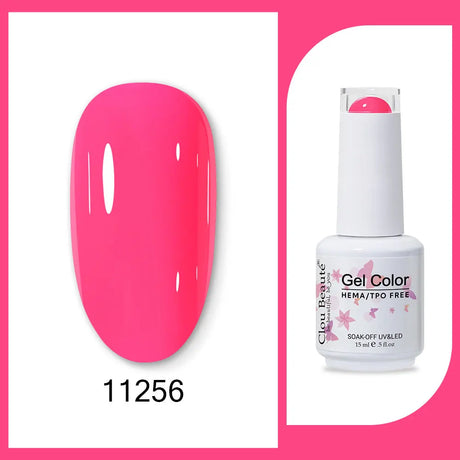 Clou Beaute Gel Color Hema TPO Free 15ml Gel Nail Varnish Soak Off UV Gel Polish Nail Art Manicure Lacquer Nail Art Jelly Gel