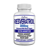 Resveratrol Supplement Capsules - Anti-Aging, Cardiovascular & Joint Support, Skin Health