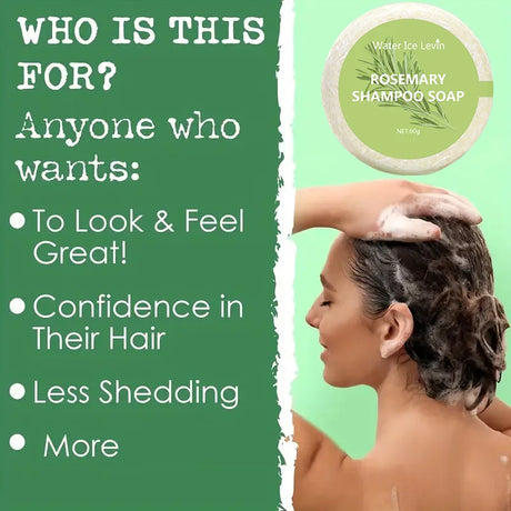 Rosemary Shampoo Hair Growth Soap Moisturizing Oil Control Non Irritating Increase Gloss Nourishing Hair Strengthening Shampoo