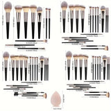 Professional 3/20PCS Makeup Brushes Set Soft Fluffy Eyeshadow Foundation Concealer Blending Blush Brush Kabuki Women Beauty Tool