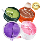 240pcs=120pairs Eye patches Hyaluron Acid & Gold & Seaweed & Black Pearl Hydrating Moisturizing Crystal Collagen Gel Eye Mask