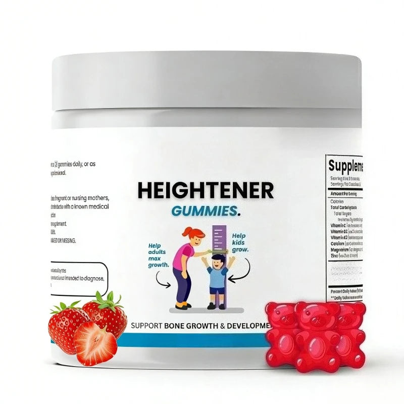 Bone Health Capsules Gummies Natural Height Growth Supplement for Kids Teens and Adults To Increase Bone Strength 60 Capsules