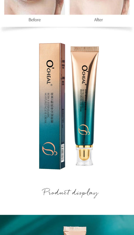 Ouqianya Retinol Eye Cream Moisturizing Firming Dark Circle Care Fine Line Treatment Anti-Wrinkle Daily Use,Under Eye Care