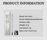 ART VALUE Creamy Texture Matte Eyeliner Pencil Easy Coloring Sweat Proof Eyeshadow Pencil Long Lasting Shimmer Eyeliner Makeup