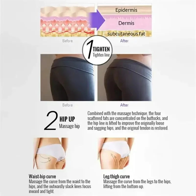 Breast Enlargement Cream Butt Lift Up Firm Essential Oil Big Ass Enhance Butt Breast Plump Growth Tighten Shaping Sexy Body Care