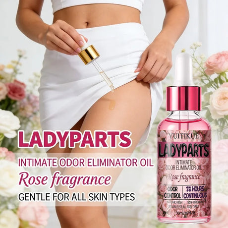 YUITIKUE Rose Scent Women Intimate Care Oil Mild Non Irritating Long Lasting Fragrance Private Body Refreshing Essence 30ml