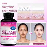Super Collagen with Vitamin C and Biotin, Skin, Hair and Nails Supplement, Antioxidants, Brightener, Anti-Aging