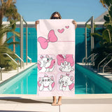 Gym Towel M-Marie Cat Spa For Home Large Bath Towels Bathroom Sauna Personal Care Accessories Quick Drying Beach Set Turban Hair