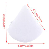 1/2/3/6Pcs Triangle Velvet Powder Puff Face Cosmetic Eye Beauty Makeup Tool Reusable Sponge Washable Mini Powder Puff Accessorie