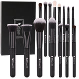 DUcare Black Makeup Brush Professional Makeup Eyeshadow Foundation Powder Soft Synthetic Hair Makeup Brushes Brochas Maquillaje