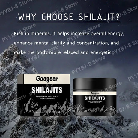 Shilajit Paste 100g Natural Mineral Resin Dietary Supplement Provide Wellness Nutrient Support for Men and Women Body Care
