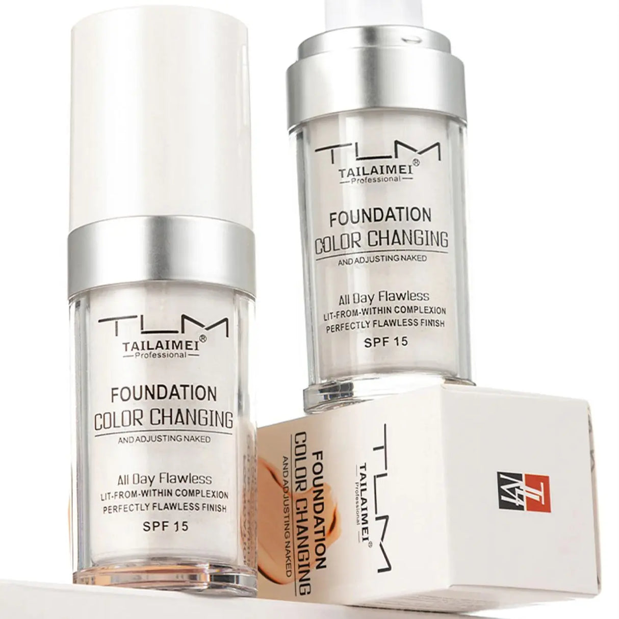 30ml Foundation Magic Color Changing Foundation Liquid Soft Matte Long Lasting Hydrating Makeup Base Maquiagem Korea Makeup
