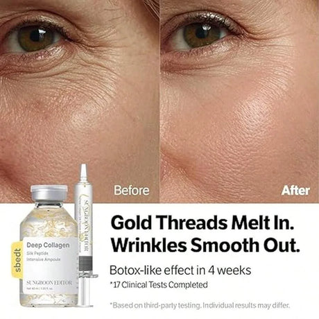 Silk Peptide Intensive Lifting Ampoule |Anti-Aging Serum For Face With Collagen & 30 Peptide Complex  Skin Tightening & Firming