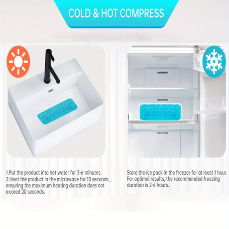 Reusable Cooling Gel Bead Ice Pack – Soothes & Comforts, Includes Washable Sleeve, Ideal for Postpartum Recovery & Daily Care