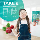 Zeolite Gummies 9-in-1 with Zeolite Omega-3 Magnesium Elderberry Vitamin C Milk Thistle Vitamin D3 Zinc B12 60 Gummies