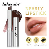 Lakerain Nearly Lipstick Lip Balm Natural Color Creamy Texture Long Lasting Moisturizing  Nourishing Lip Care Gloss Cosmetic