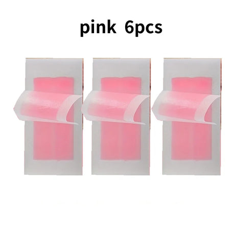 Professional Warning Tapes For Summer Hair Removal, Double Face Cold Warning Paper For Legs, Body, Face,6 Sticks, 10/20 Sticks