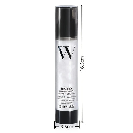 Sparkling High Gloss Finish Hair Styler - Frizz-Free Smoothing Serum for Glassy Shine, Weightless Glossy Oil for Color Brilliance, Non-Greasy Formula