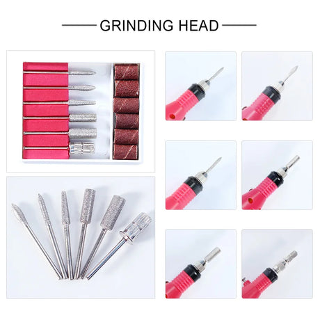 Gel Nail Polish Kit With UV Nail Lamp Electric Nail Drill Machine Soak OFF Gel Nail Kit Base&Top Coat Gel Polish Nail Tools Set