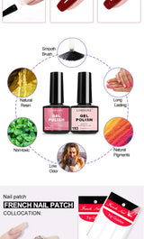 LIMEGIRL Gel Nail Polish Kit UV Soaking Gel Primer Polish Manicure Kit with UV LED Lamp Dryer Semi-Permanent Gel Varnish Kit