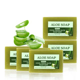 1/2/4/6Pcs Aloe Vera Whitening Soap, Remove Acne, Pimples, Skin Radiant, Improve Skin Luster, Vegan Bath Wash for All Skin Types