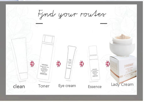 Original Lady Face Whitening Cream For Dark Skin Spots Scar Snow White Cream Day Night Face Cream For Skin Whitening Korean Skin