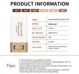 Tinted Moisturizer Balm Foundation Stick Lightweight Hydrating Sheer Coverage Natural Radiant Glow Portable Daily Face Makeup Cosmetic