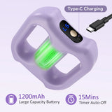 Electric Full-Body Fascia Ring Portable Vibration Fascia Massager Fat Burning Body Weight Loss Deep Tissue Muscle Relief & Relax