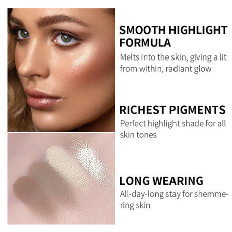 The four-color highlighter contour palette is matte and long-lasting, brightening three-dimensional contours