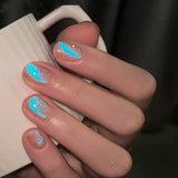 1-6PCS 12ML Human Fantasy Cat Eye Gel Nail Polish Ice Clear High-end Glass Bead Semi-permanent Gel Nail Polish Nail Art Supplies